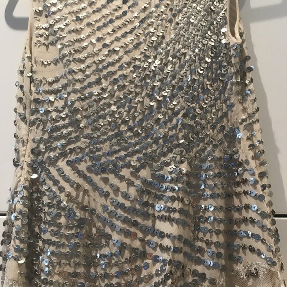 Collette Dinnigan 100% Silk Sequin Dress - Size S - Picture 7 of 8